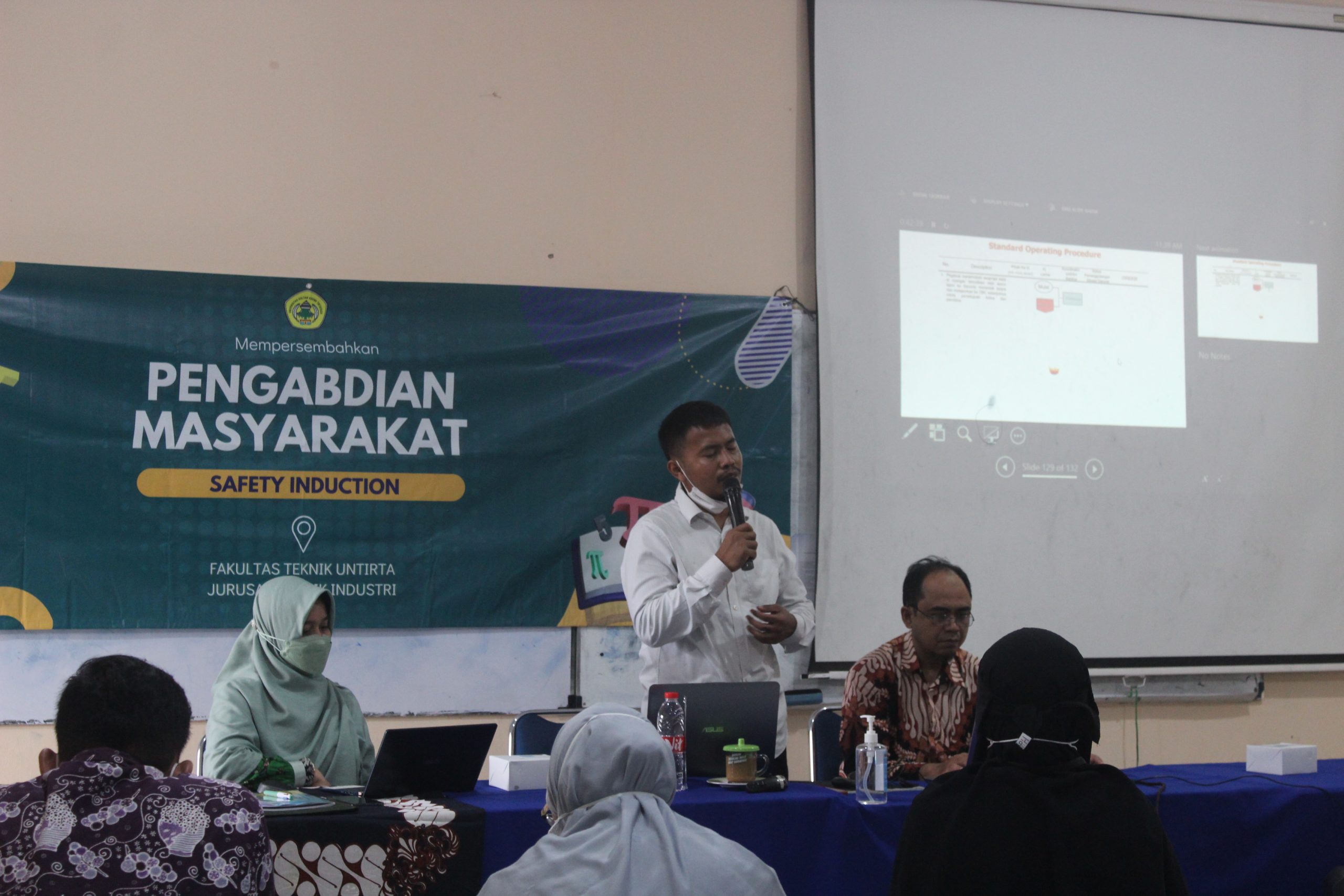 Tingkatkan kesehatan dan keselamatan kerja, FT Untirta Lakukan Pelatihan SMK3