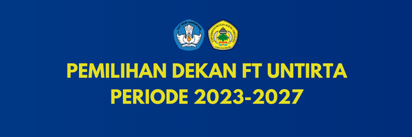 Pemilihan Dekan FT Untirta periode 2023-2027